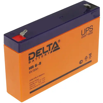 Аккумулятор для ИБП .6V,  9.0Ah, DELTA HR 6-9