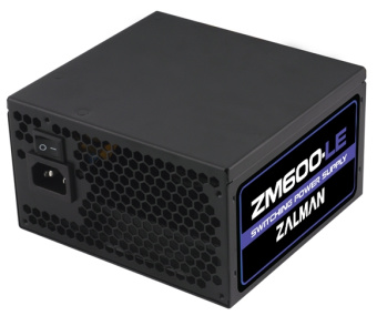 Блок питания 600W Zalman ZM600LE (120mm, 24+8pin, 2*6/8-pin, 3*IDE, 6*SATA, 1*FDD)
