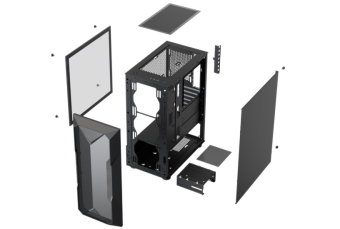 Корпус XASTRA A304 FRGB ATX Black