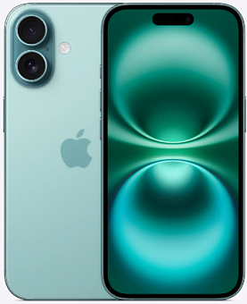 Смартфон Apple iPhone 16 256Gb Teal (зеленый)