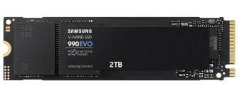 Накопитель SSD M.2 2Tb Samsung 990 EVO (PCI-E 4.0 x4, 5000/4200 Мбайт/сек)