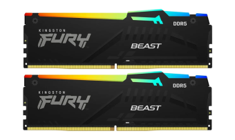 Модуль памяти DDR5 64Gb 5200MHz Kingston Fury Beast RGB (Kit of 2)