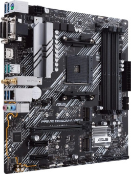Материнская плата Socket AM4 ASUS PRIME B550M-A WIFI II (B550) 4*DDR4 HDMI DVI VGA mATX